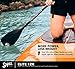 SUP Paddle - Carbon Fiber & Fiberglass Paddles - 3 Piece Adjustable Paddle Board Paddles w/Carbon Fiber or Fiberglass Performance Blades - Carbon, Fiberglass, or Aluminum Shaft Stand-Up Paddles