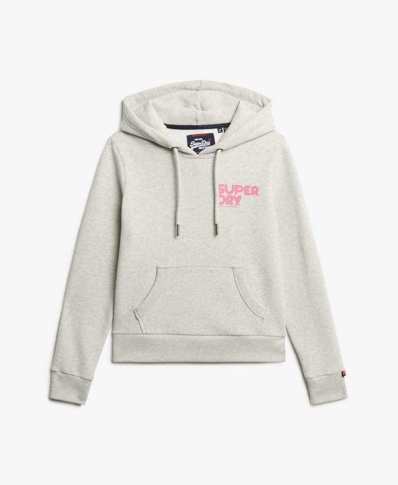 Superdry Damska neonowa bluza z kapturem