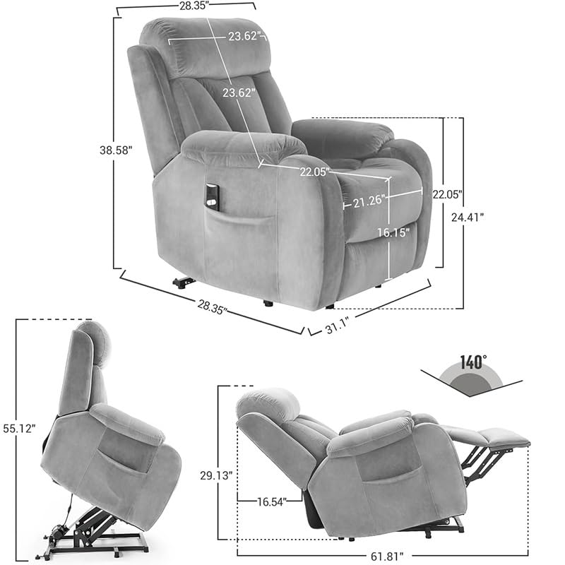 Sillón Plegable Cuero PU Color Único miniatura 2