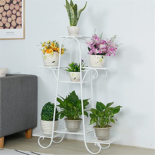 Support à plantes en fer marron : stop aux pots encombrants sur vos balcons - 2