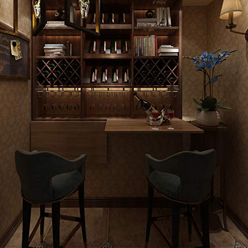 Need Small Fold Down Wall Mounted Workbench Heavy Duty Small Folding Wall Table Length 36" Width 20" Perfect Addition To Garage & Shed/Home Office/Laundry/Home Bar/Kitchen & Dining Room Ac15Bw(9050) #TOP3