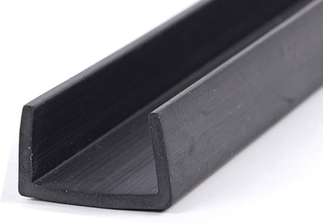 JKGHK Rubber U Channel Protective Trim Can be Waterproof and Dustproof Protect the Edge, 10 Meters,25mm x 15mm