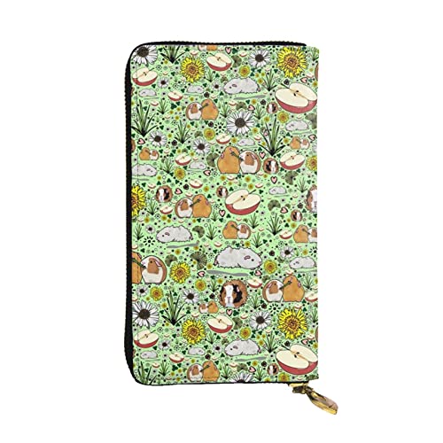 Portefeuille en cuir cochon d'Inde pour femme : cadeau unique et classique