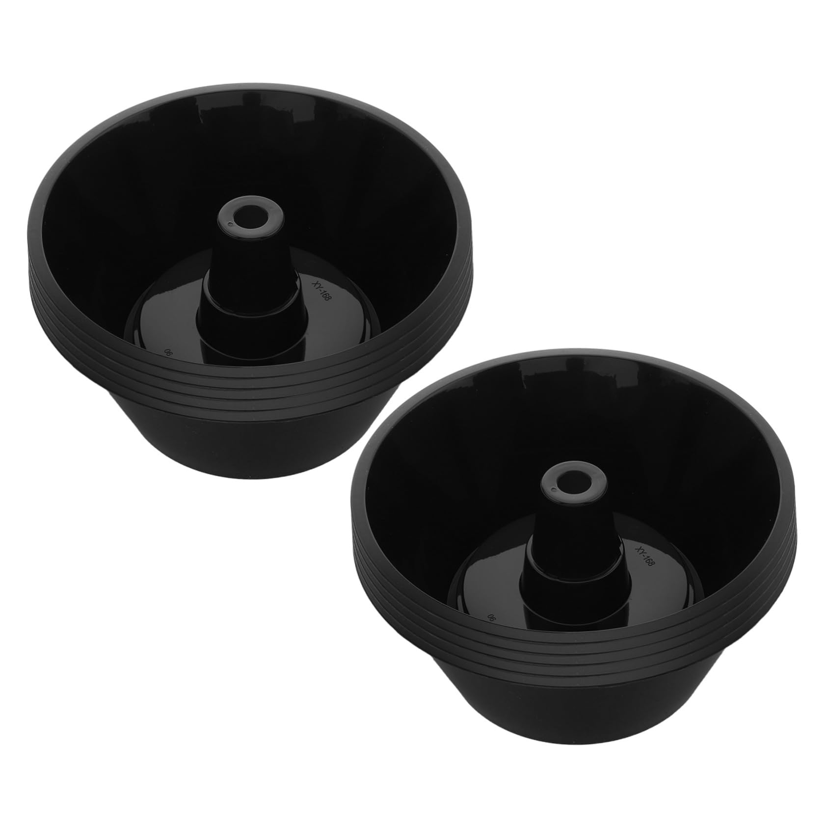 Ipetboom 10pcs Black Snack Bowls with Straw Hole Versatile Popcorn Buckets for Fries Stylish Mini Snack Cups for Parties and Easy Carrying with Drinks