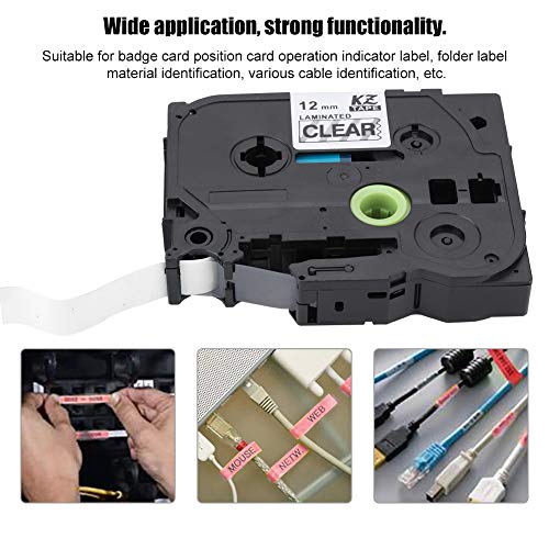 Fita, fita adesiva, 6 cores para Brother P-Touch 12 mm(Tze-131)