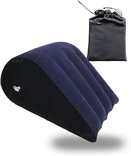Sex Toys for Couples Pillow for Sex Position Cushion Sex Furniture Triangle Inflatable Ramp Positioning for Deeper Position Support Pillow Men Women Couples