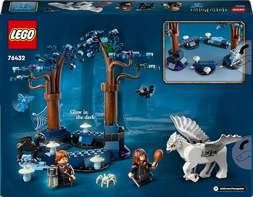 Harry Potter Foresta Proibita: Creature Magiche, Set con Animali Giocattolo Fantasy, Gioco per Bambini e Bambine da 8 Anni in su con 2 Minifigure, Fierobecco e Thestral, Idea Regalo 76432 - Lego - Immagine 8