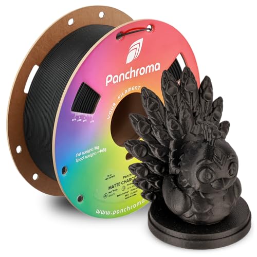 Polymaker Panchroma Matte PLA Filament, Charcoal Black 1.75mm 1kg...