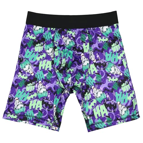 INTIMO DC Comics Batman The Joker Boxer Briefs Men's Tight Fit Adult Underwear