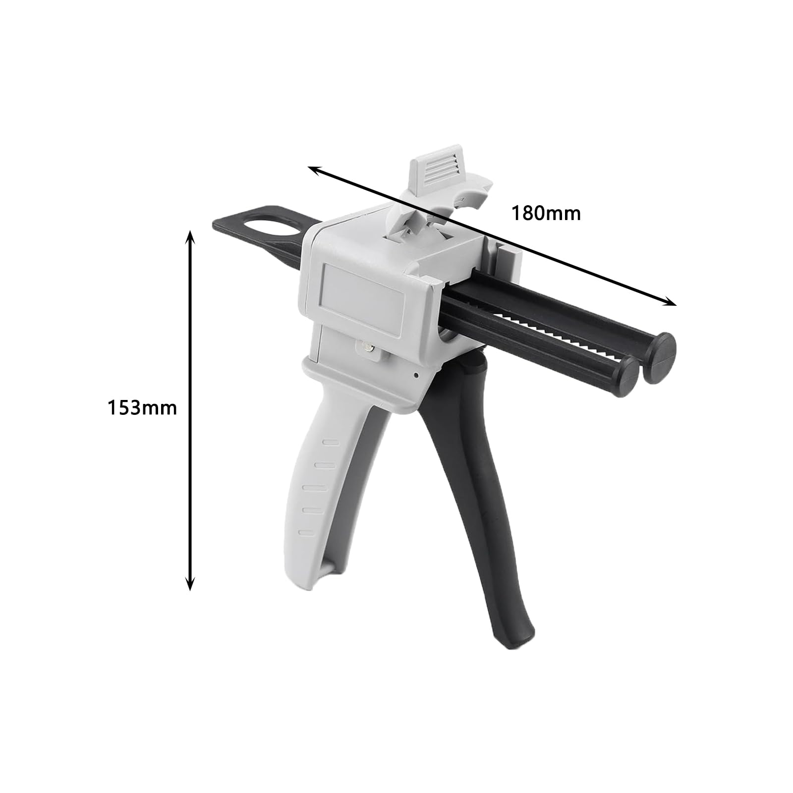 Pistola per colla manuale da 50 ml AB pistola per colla resina epossidica miscela 2:1 pistola a pressione mista barile