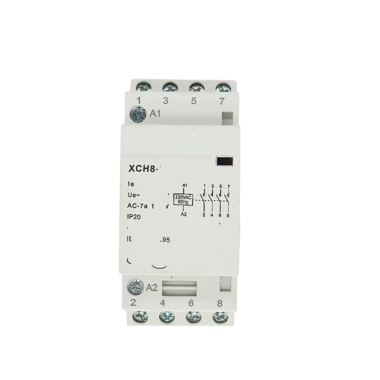 Interrupteur commande 220V 230V modulaire 4 pôles pour maison - 4