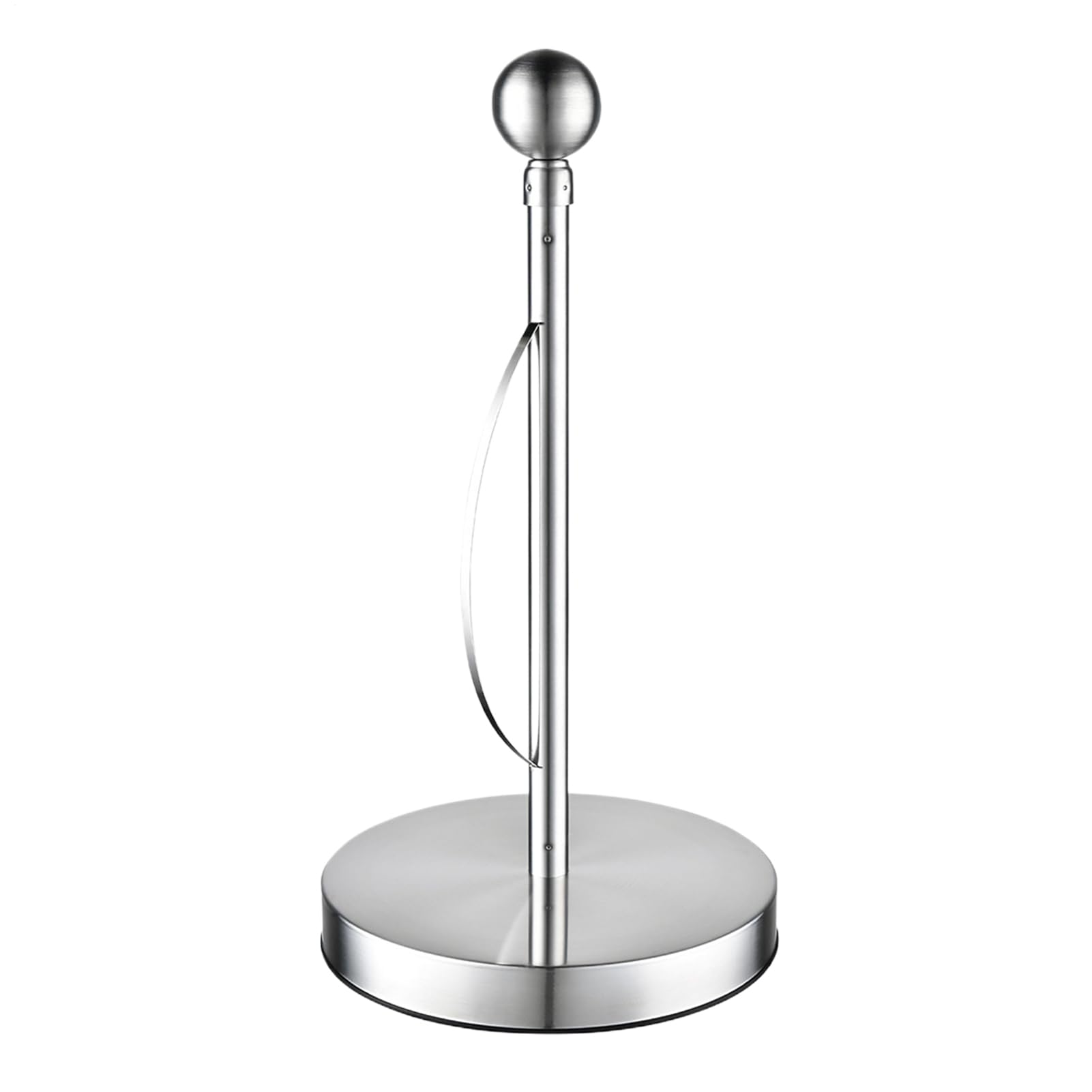 Soporte de rollo de toallas de papel vertical con acabado de lujo para hogar