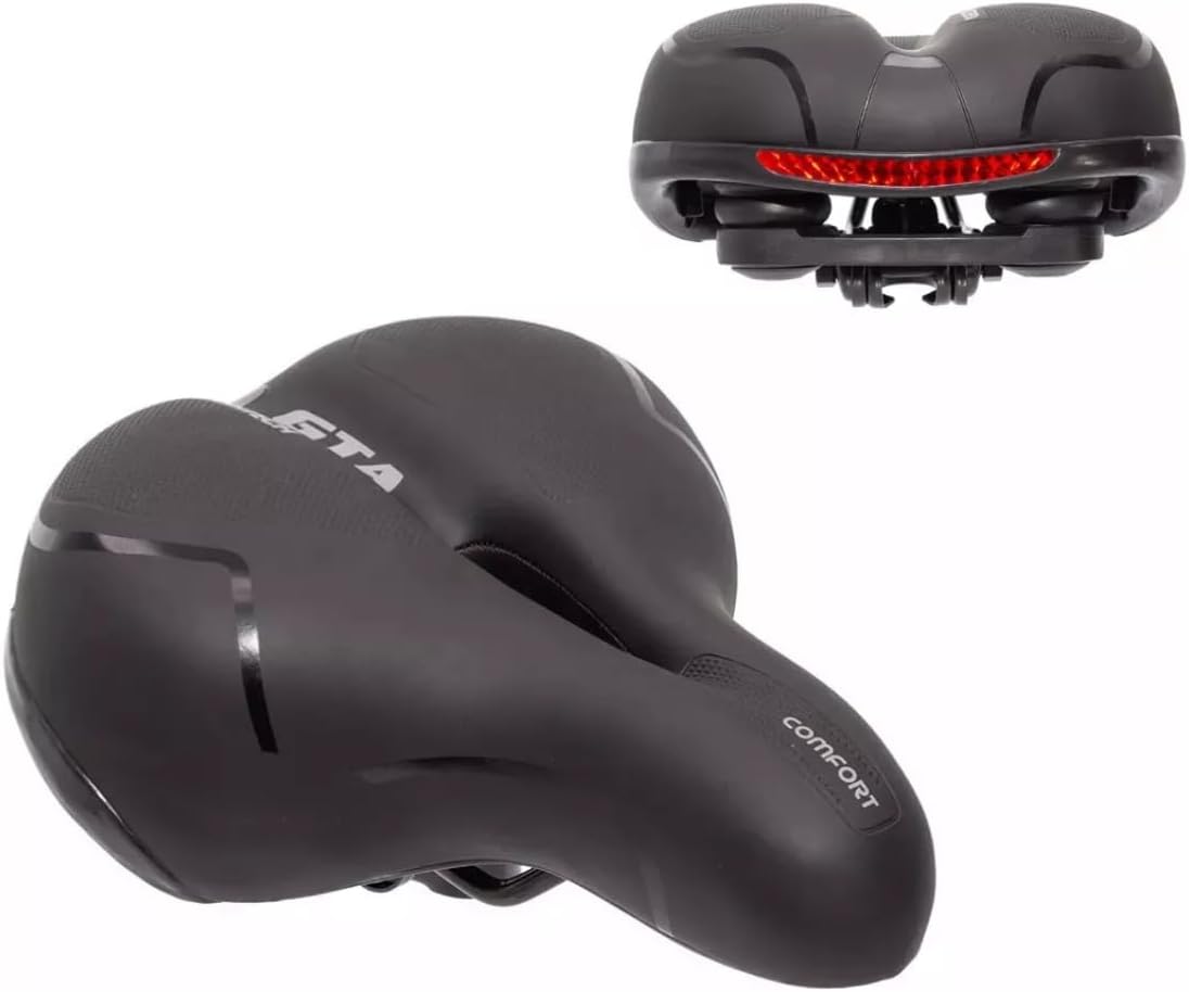 Imagem 3D do selim da bicicleta com fundo neutro.