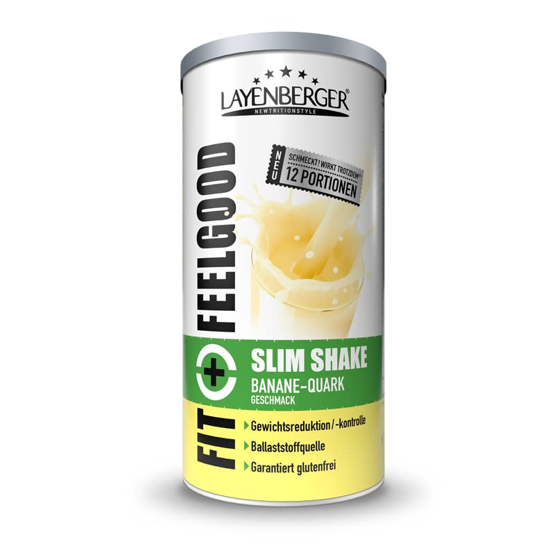 Layenberger Fit+Feelgood Slim Shake Banane-Quark, Mahlzeitersatz zur...