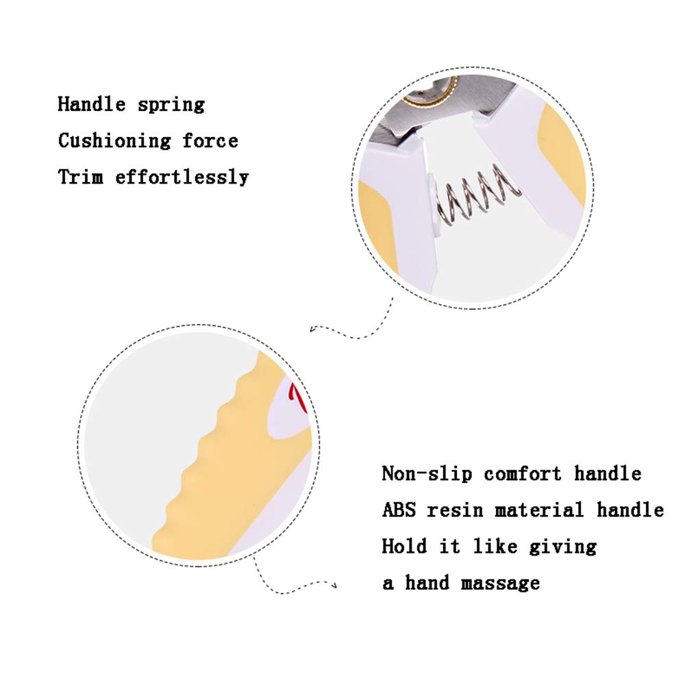Animali Cane E Gatto Nail Clippers con Piscina A Guardia di Blocco di Sicurezza in Acciaio Inox Molto Facile da Nail Use Best Pet Trimmer per Animali di Piccola E Grande Taglia,L