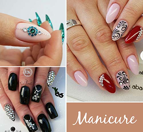 Jewel Gem Sticker 1852Pcs Self Adhesive Craft Stickers Rhinestone Bling Jewels Sticker For Makeups/Diy Nail/Body/Phone Decoration, 16 Sheets #TOP7