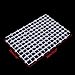 LOXGO Aquarium Divider Tray Plastic Grid Aquarium Egg Crate Light Diffuser Fish for Tank Divider Filter Bottom Isolation Aquarium Heater Light Thermometers Gravel Sand Decorations