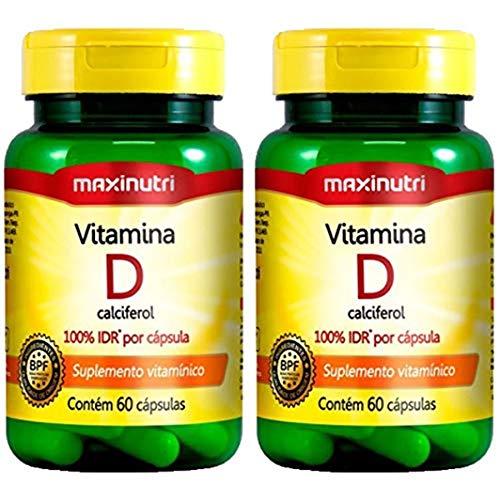 Vitamina D - 2 unidades de 60 Cápsulas - Maxinutri