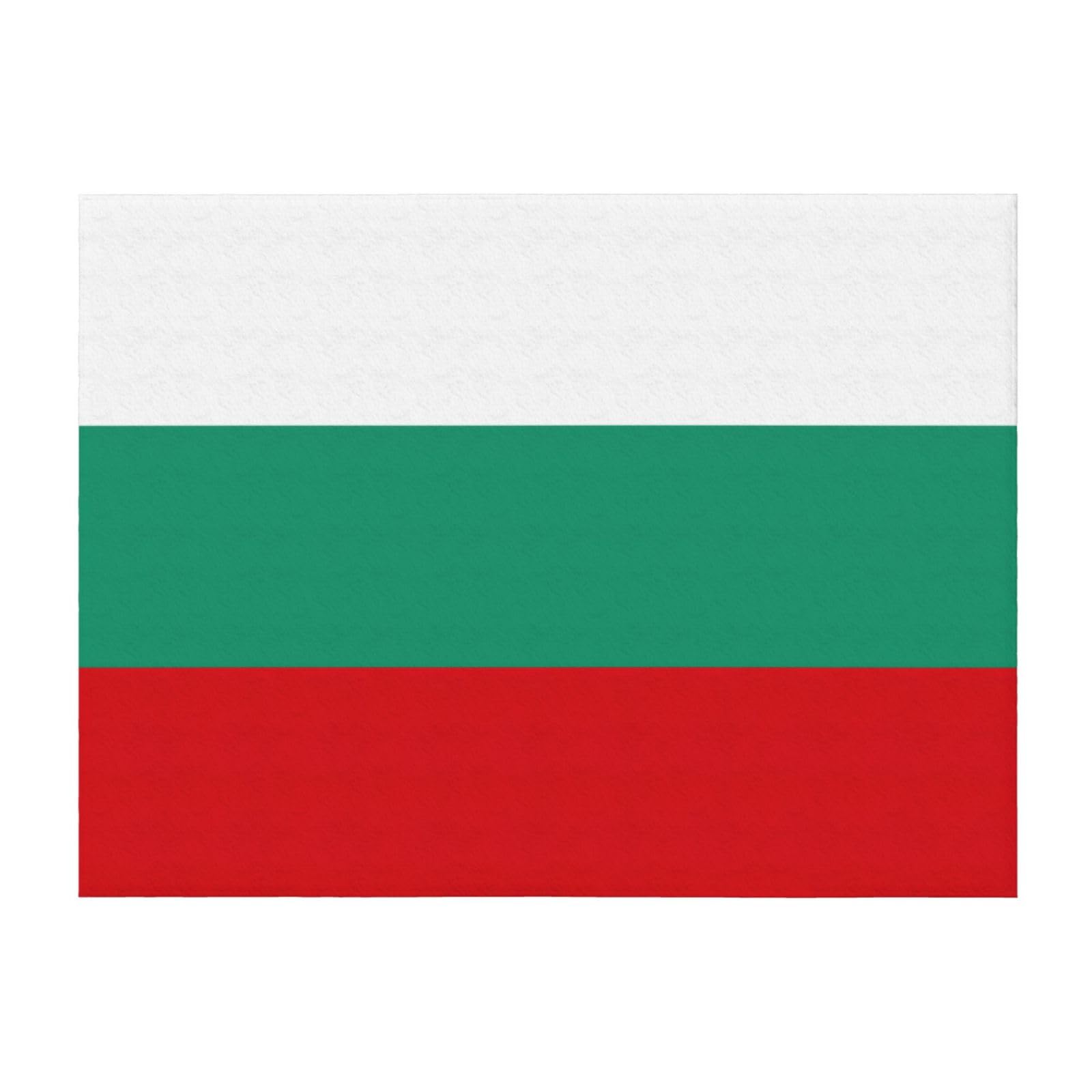 Couverture drapeau bulgare idéale pour vos soirées cocooning sur le canapé