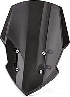 Vista 3 de GLoyer Motorcycle Windshield MT07 FZ07 Windscreen Windshield with Mounting Bracket Compatible with Yamaha MT-07 FZ-07 MT 07 FZ 07 2018 2019 2020