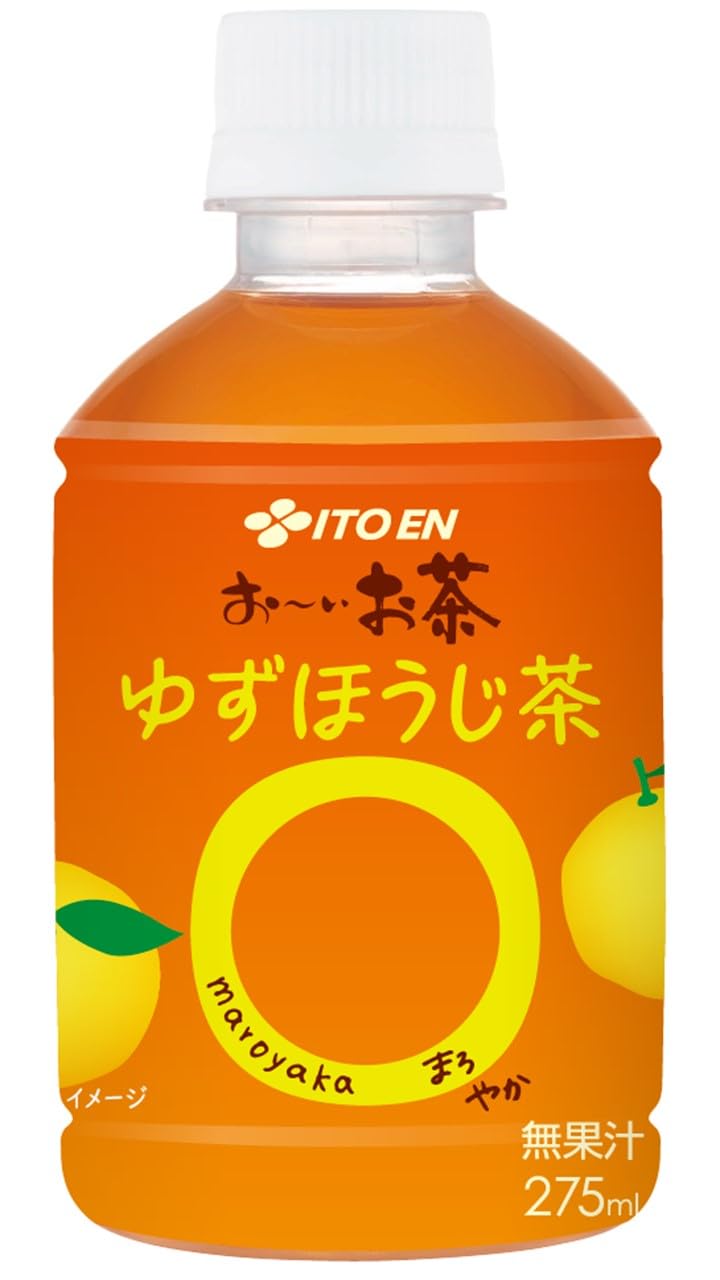 Amazon.co.jp: 伊藤園 おーいお茶 ゆず ほうじ茶 まろやか 275ml×24本