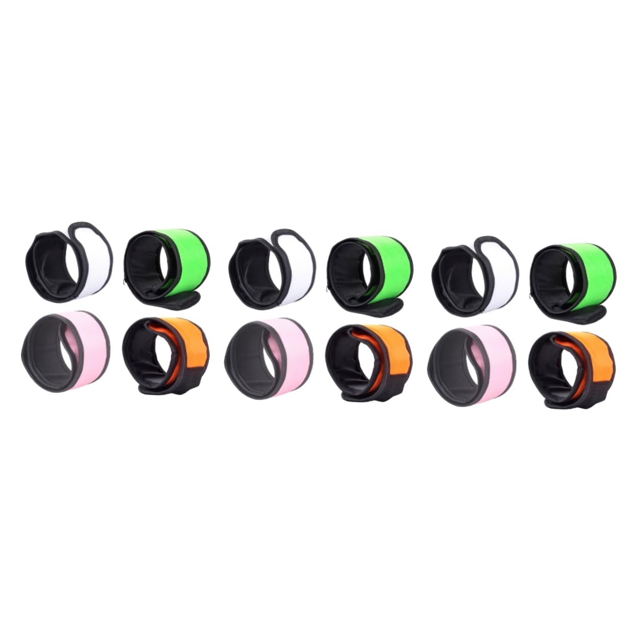 Toyvian 12piezas Brazaletes Led Luminosos Para Correr y Eventos Nocturnos De Pulseras Brillantes Accesorios Reflectantes Para Seguridad y Diversión Al Aire