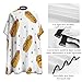 Hot Dogs Mustards Fashion Barber Cape Apron Waterproof Hair Cutting Cape with Adjustable Closure