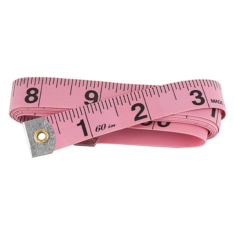 Image of Gemsy inch tape for measurement for body | Tailoring Tape For Sewing Fabric, Dressmaking, Fashion Designer Clothing, Measuring Rulerfor Chest, Hips, Waist, Fitness