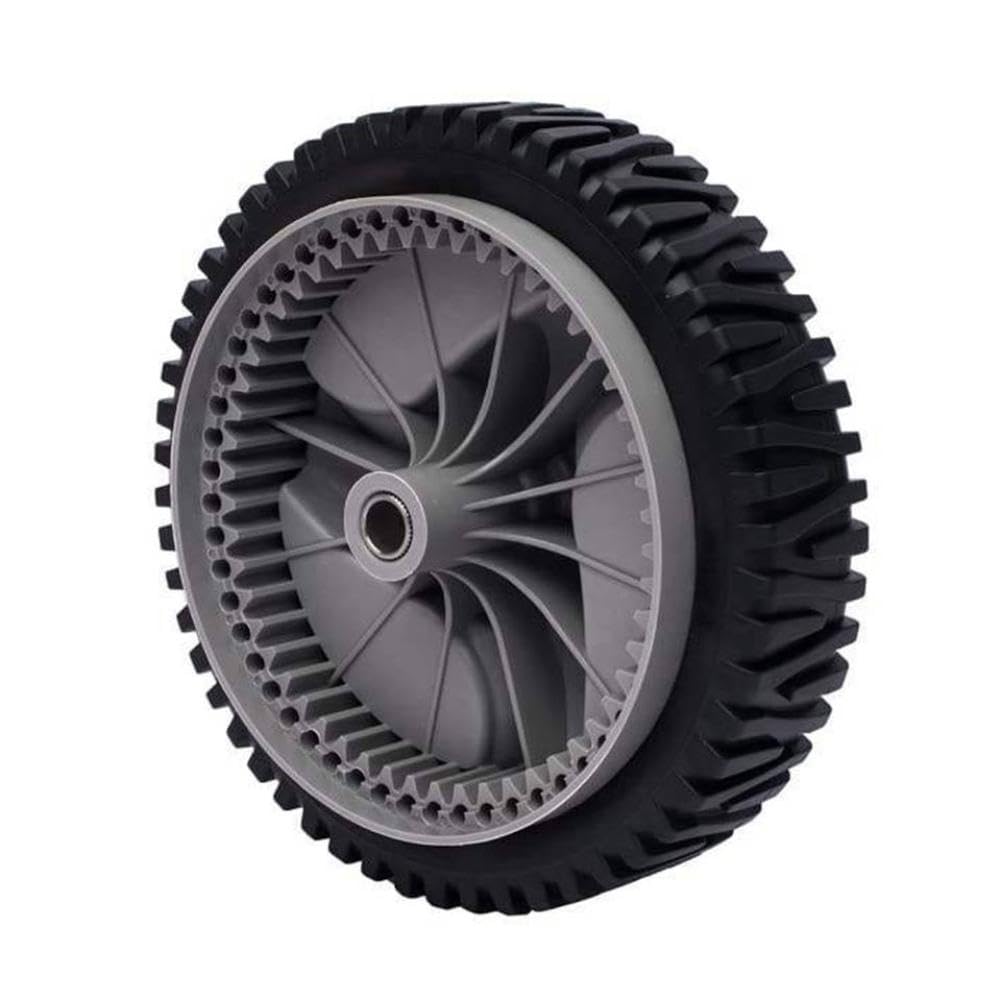 Ruedas delanteras de 8 pulgadas compatibles con la mayoría de las cortadoras de césped para un fácil reemplazo de bricolaje