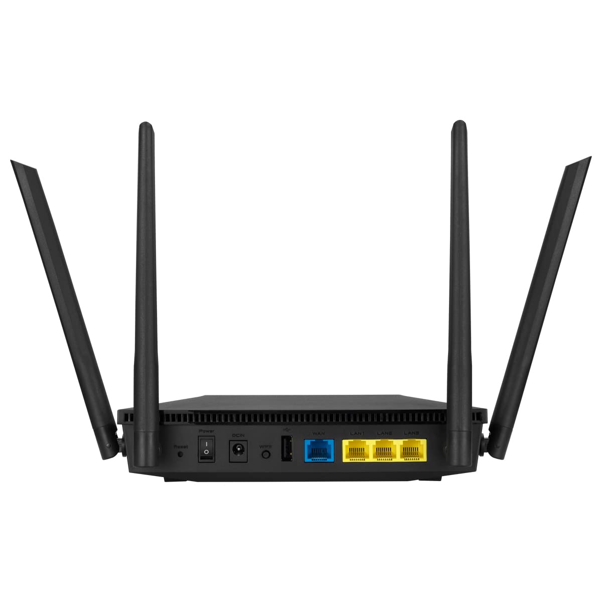 ASUS RT-AX53U Home Office Router | WiFi 6 AX1800, Gigabit, Quad-Core CPU, USB, AiProtection