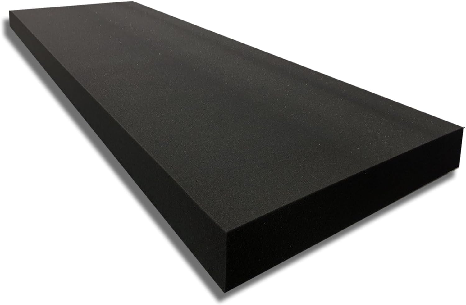 FoamTouch 3" Thick x 24" Wide x 96" Long Charcoal High Density Foam, Ideal for Foam Padding, Seat Replacement, Chair Cushion Replacement, Wheelchair Seat Cushion and More