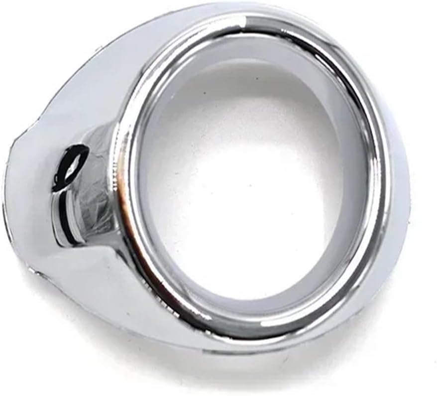 Compatible With Focus 2012 2013 2014 Replacement Front Fog Light Grille Cover Trim Fogs Lamp Frame Decoration Ring(1PCS silvery right)