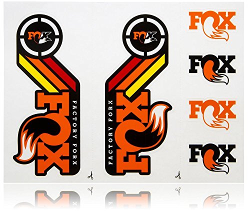 Fox Fork Heritage Decal Set Orange Rainbow Desertcart Cyprus