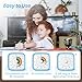 Yunbaoit Visual Timer with Protective Case, Rainbow Disk 60 Minute Countdown Timer for Kids and Adults, Silent Time Management Tool(Blue Rainbow)