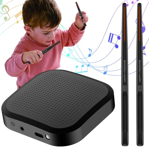 sikiwind バーチャルエアドラムセット ドラムスティック付きポータブルエアドラム プロフェッショナル電子バーチャルエアドラムドラムスティックペダル 初心者用 子供 大人