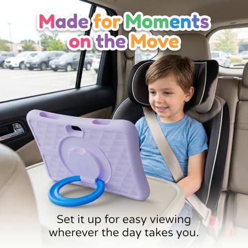 Image of Kids Tablet 10 Inch Android Tablet for Kids Comes with a Shock-Resistant Protective Case, 8GB RAM 32GB ROM Tablets Supports 1TB MicroSD 6000mAh Battery Dual Cameras 5G Wifi6 Android Tablets with Cover