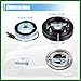 Motoforti 1 Set AC Compressor Clutch Replacement for Smart Fortwo 3 Cyl 1.0L 2008-2015 Long-lasting