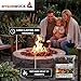BYSONROCK Red Lava Rocks, 2–6 Inch, 10 lbs Natural Volcanic Stones for Fire Pit, Fireplace, Gas Grills & Propane Fire Pits, Fire Bowls, Aquariums & Landscaping