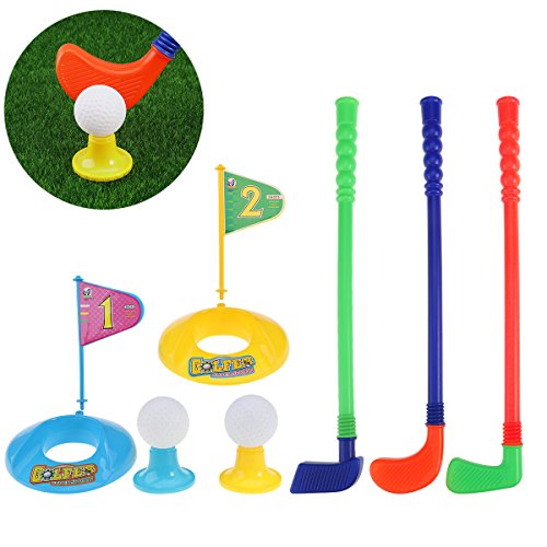 NUOLUX Toy Golf Set Plastic for Toddler Kid Parent-Child Games