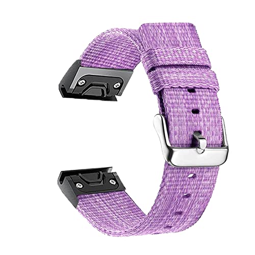 MURVE Correas de nailon de liberación rápida para Garmin Fenix 6 6XPro 5 5XPlus 3 HR 934 945 Descent Mk1 Easyfit Smart Wrist Band de 26 22 mm, For Forerunner 935 945, Ágata