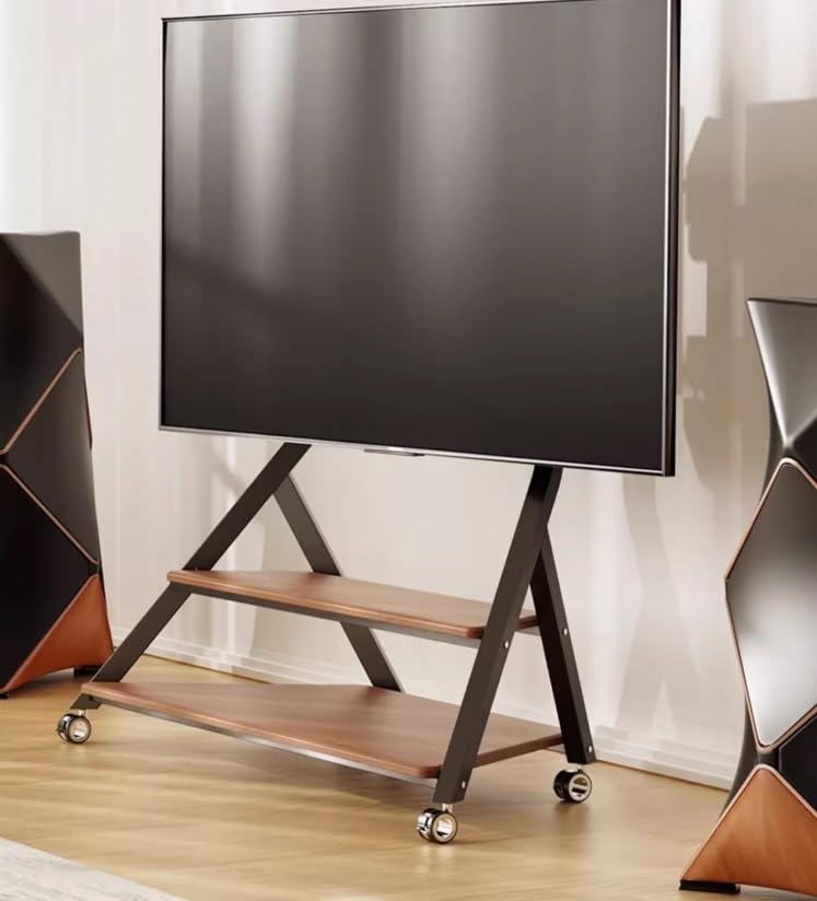 Soporte móvil universal para TV de 60" a 100" con ruedas miniatura 4