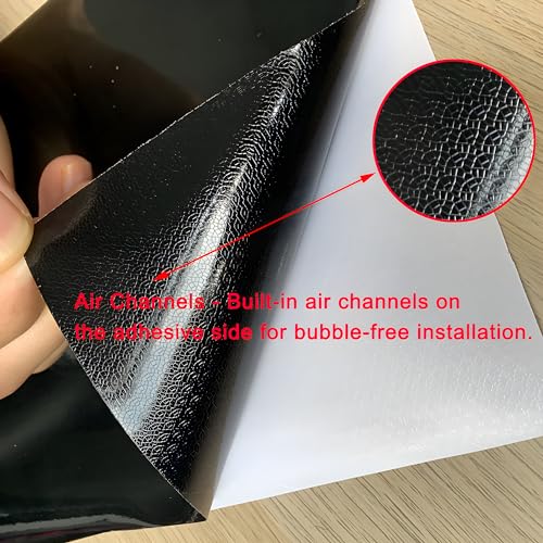 Autofolie NewL Glanz Schwarz 30 cm x 150 cm für blasenfreie Anwendung