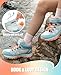 R CORD Girls Kids Outdoor Walking Sneakers Waterproof Non Slip Fashion Hiking Boots for Outdoor BluePeach 12 Little Kid