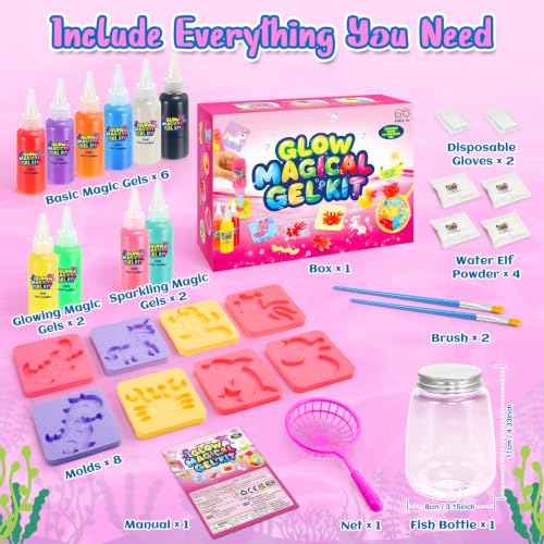 Magic Water Elf Craft Kits - DIY Squishy Maker Toys for Kids Ages 4-8 - Image 5