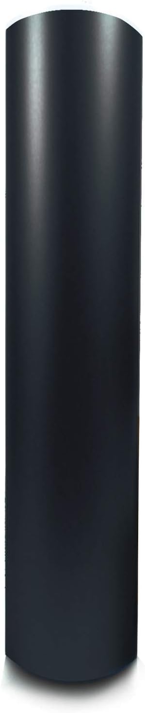 サテンフラットマットステルスジェットブラック5 ft x 9 ft Castビニールデカール新しいbubble-free車ラップ内部