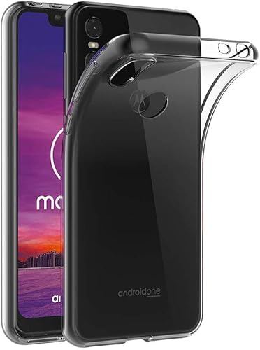MaiJin Funda para Motorola Moto One (5.9 pulgadas) Soft TPU Gel Bumper Transparente Cubierta Trasera