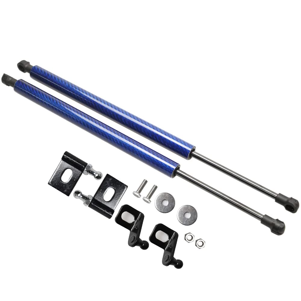 TSUBASA Lift Supports for Scion xB E150 2008-2015 Toyota Rukus Front Hood Bonnet Modify Gas Struts Carbon Fiber Shock Dampers Spring Rod Bar (2PCS) (Normal Black)