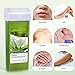 Liddy Dance Hair Removal Wax, Wax Refill, Soft Wax Roller Cartridge for Roll on Waxing Kit, Aloe Depilatory Rolling Wax for Sensitive Skin, 4 Pack (14.1 OZ)