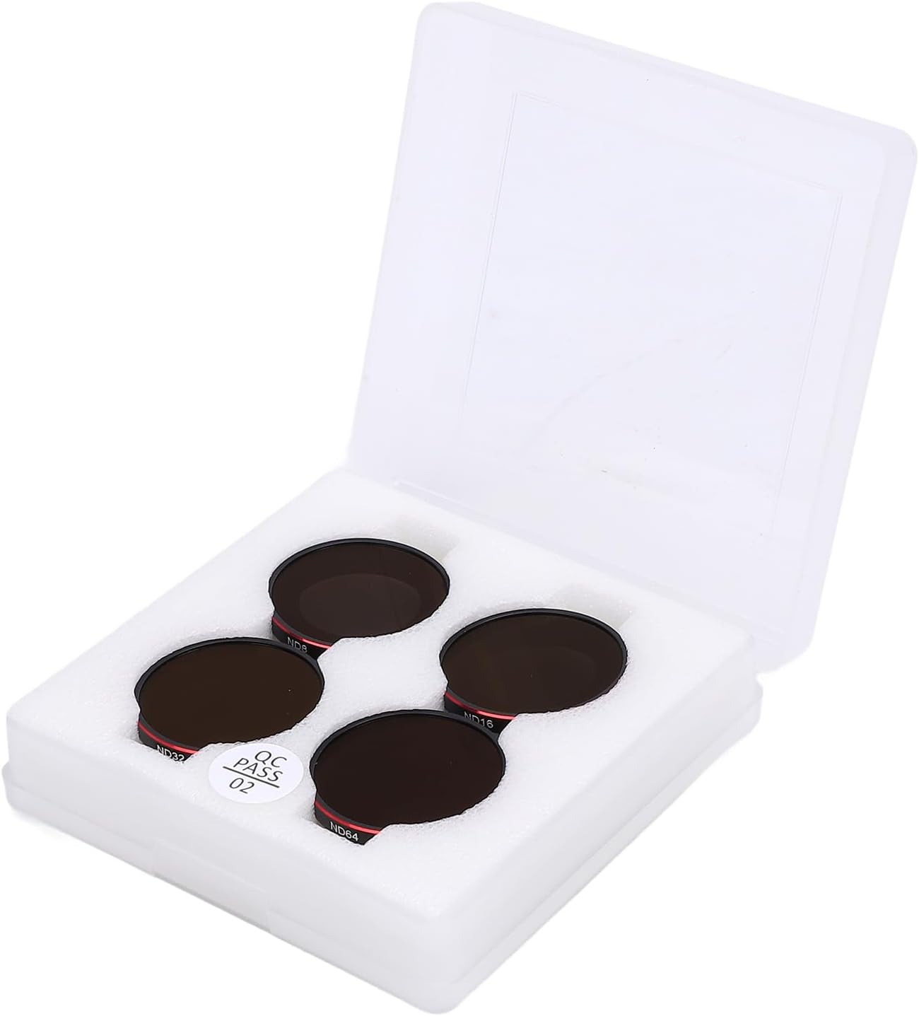 ND Filter Set for Action Camera, Ultra Thin Aluminum Frame, Double-Sided Multilayer Optical Glass, ND8 ND16 ND32 ND64 Filter for GO3S with Storage Box,