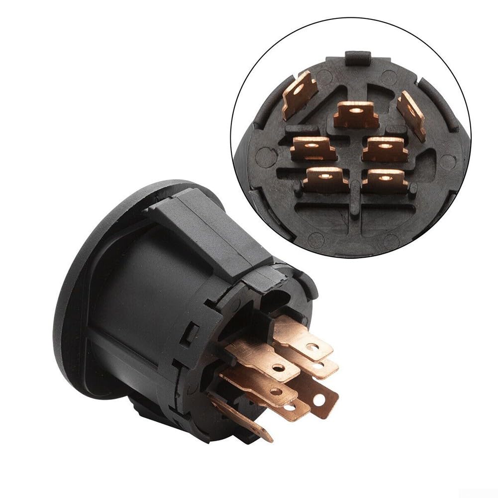 Interrupteur d'allumage de démarrage, interrupteur d'allumage avec clés pour tondeuse à gazon, tondeuse à gazon, outils électriques de jardin compatibles avec Husq-varna